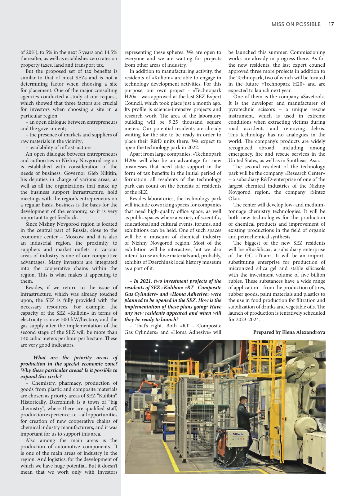 SAVETOOL feature in Russian Business Guide, July 2021